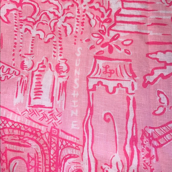 NWT originally $248 Lilly Pulitzer Rosalie Linen Maxi Dress Pennys Playground 2 - Picture 15 of 16